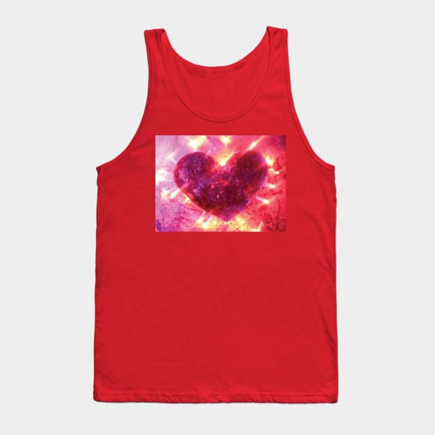 heart Tank Top by backline